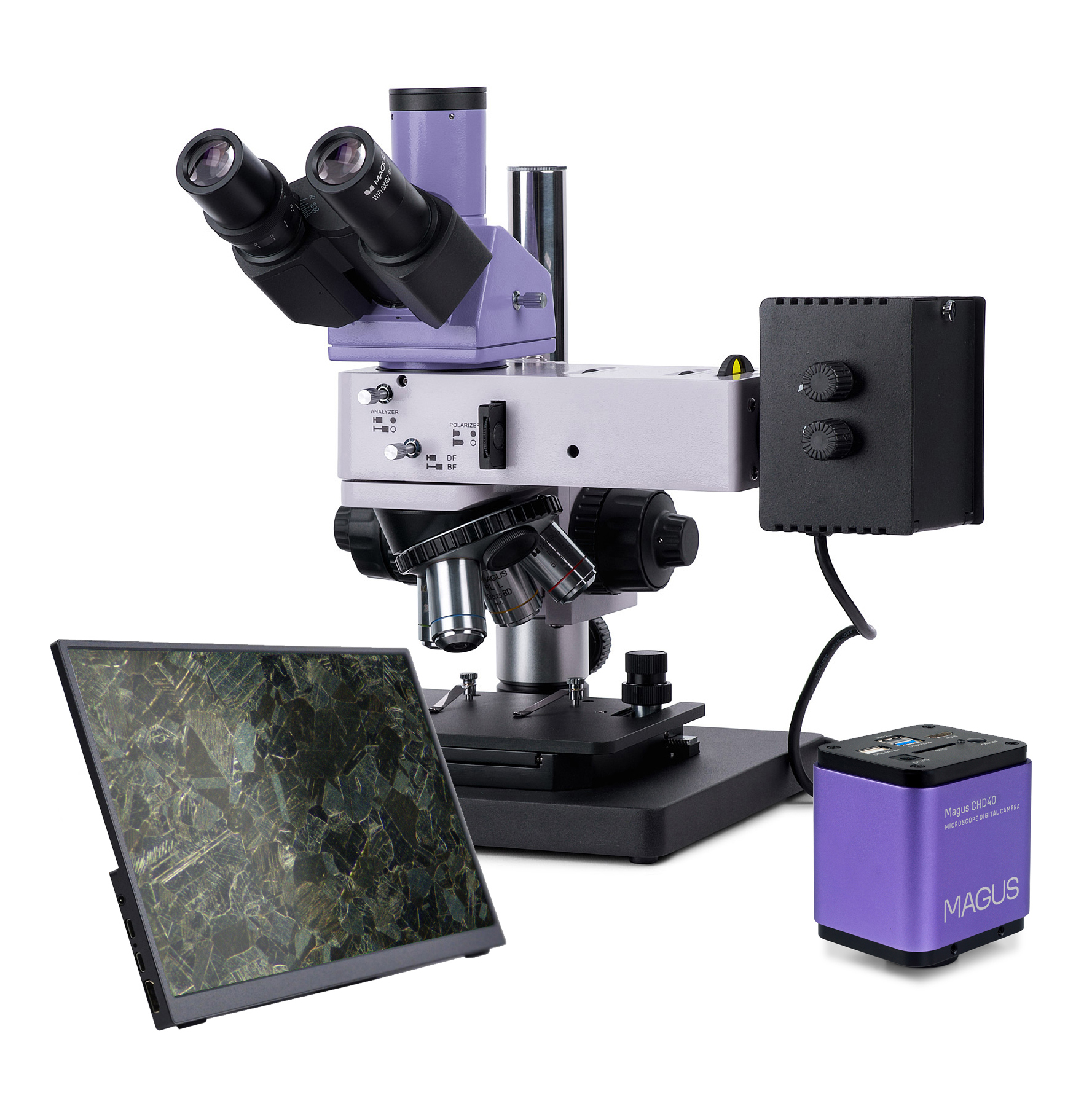 MAGUS Metal D630 BD LCD metallográfiai digitális mikroszkóp