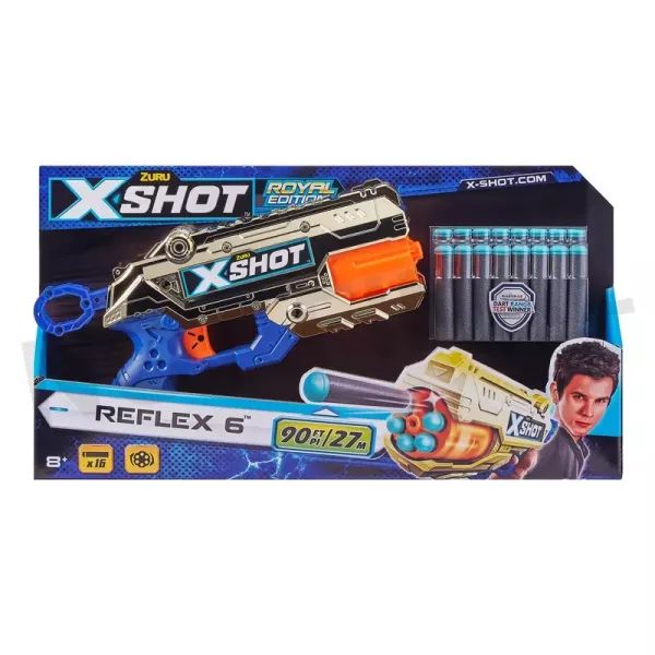 X-Shot: Reflex-6 szivacslövő pisztoly
