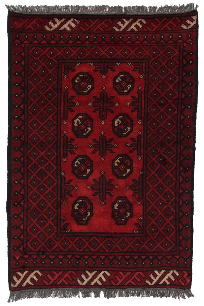 Aqcha kézi csomózású gyapjú szőnyeg 74x112cm