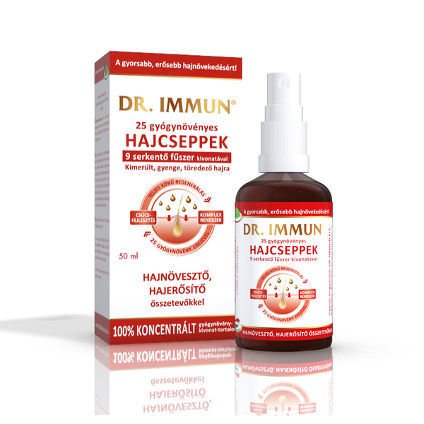 DR. IMMUN® Fűszeres Hajcseppek - hajnövesztő, hajerősítő
