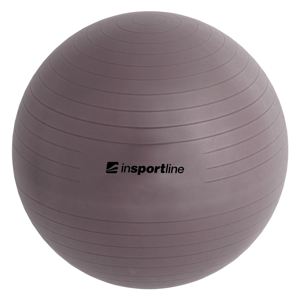 Durranásmentes gimnasztikai labda inSPORTline Top Ball 65 cm  sötét szürke