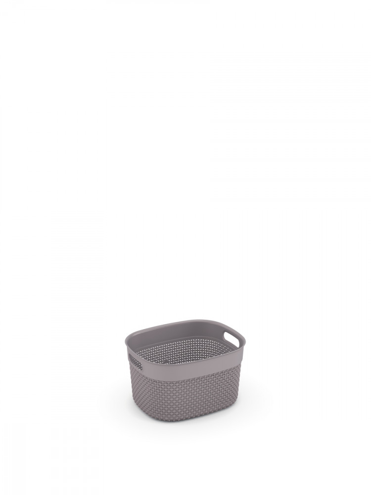 Filo S műanyag tárolókosár 6l 27x22x15 cm cappucino