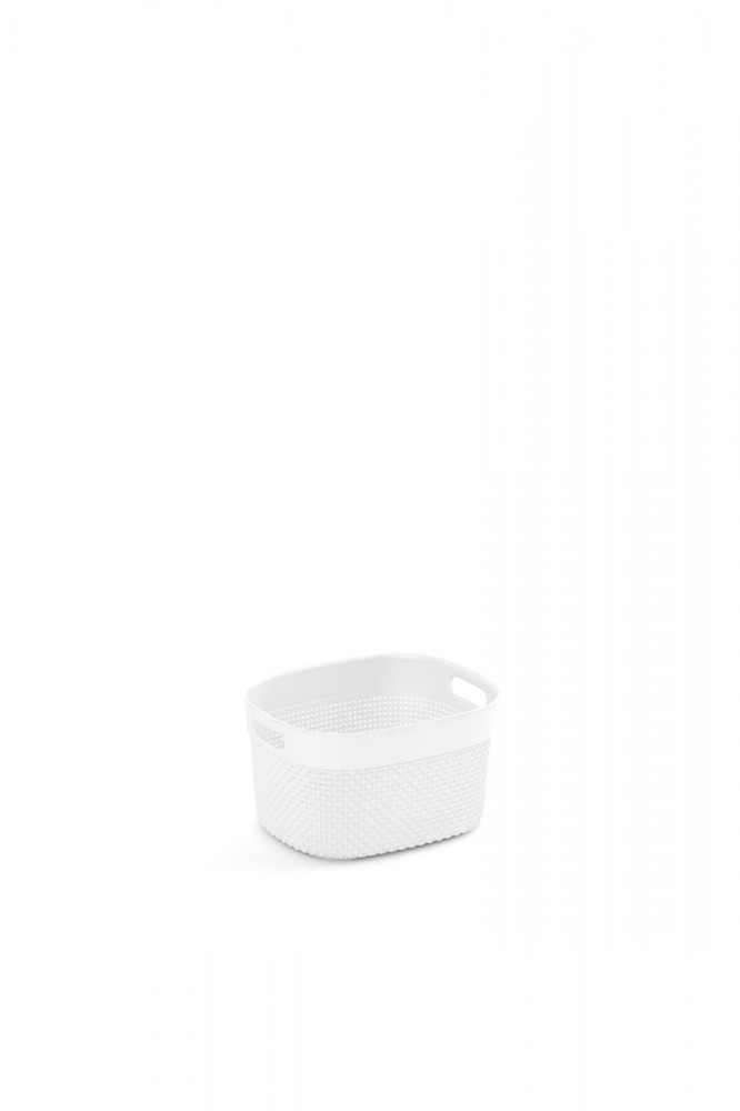 Filo S műanyag tárolókosár 6l 27x22x15 cm fehér