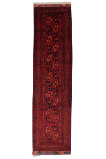 Kargai (Caucasian) kézi csomózású gyapjú perzsa futószőnyeg 84x293cm