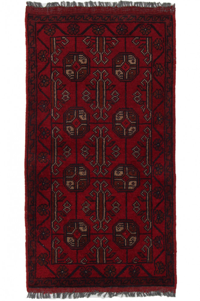 Kargai (Caucasian) kézi csomózású gyapjú perzsa szőnyeg 50x94cm