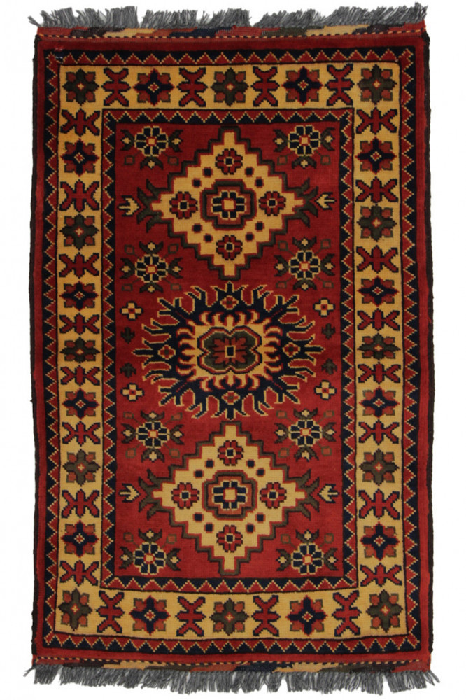Kargai (Caucasian) kézi csomózású gyapjú perzsa szőnyeg 61x96cm