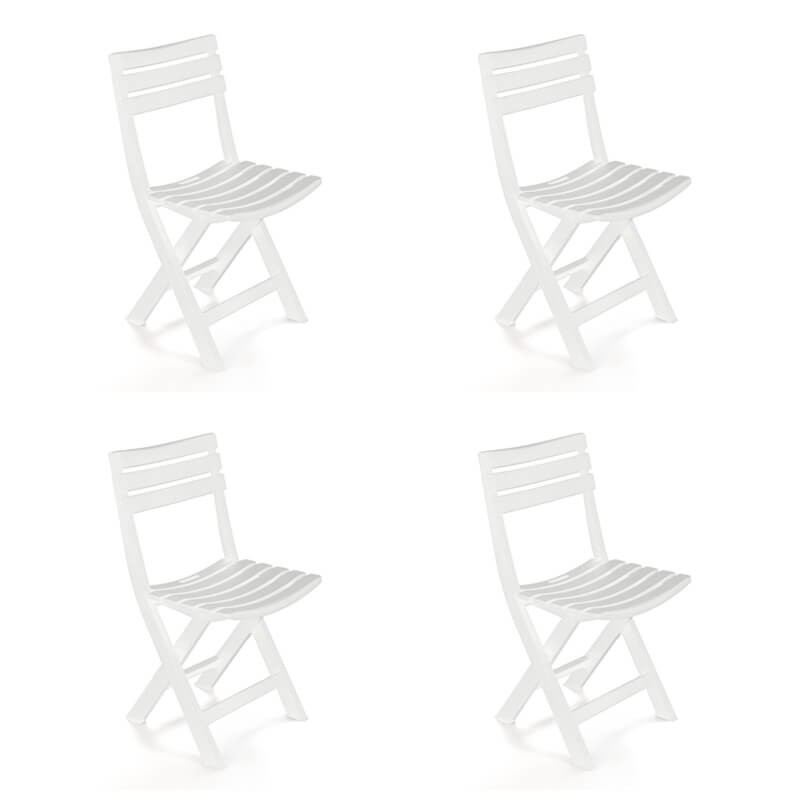 Simon összecsukható szék Fehér - 4db