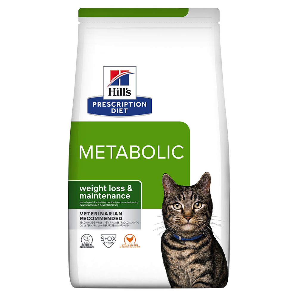 2x12kg Hill's Prescription Diet Feline száraz macskatáp- Metabolic Weight Management csirke (2 x 12 kg)