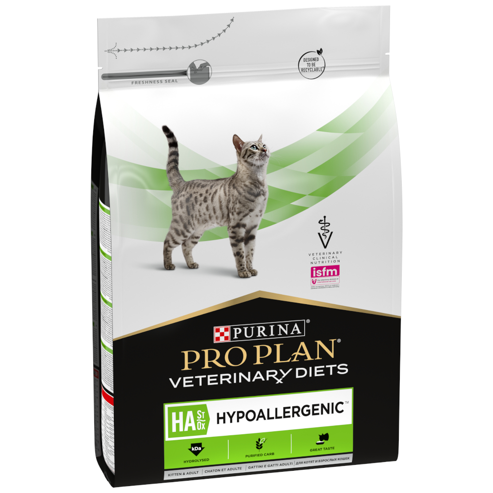 2x3,5kg PURINA PRO PLAN Veterinary Diets Feline HA - Hypoallergenic száraz macskatáp