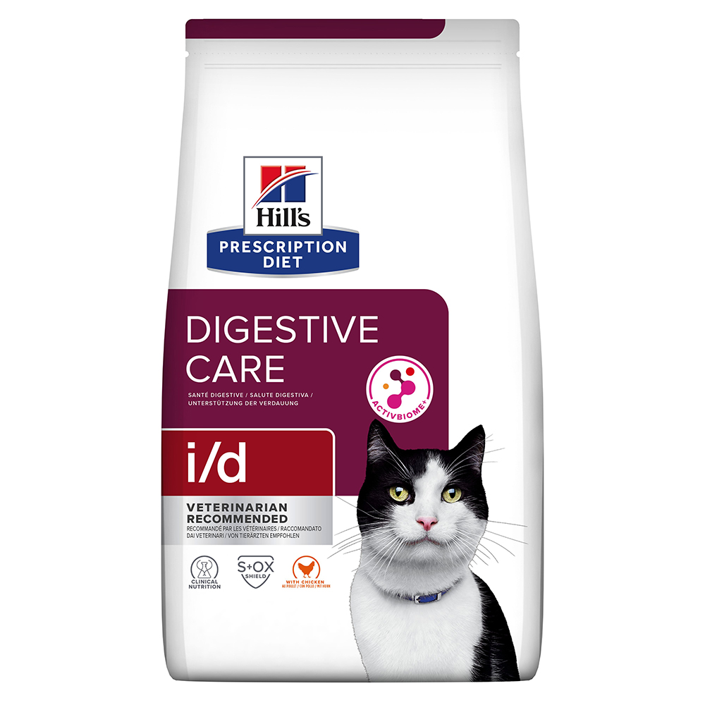 2x3kg Hill's Prescription Diet Feline száraz macskatáp- i/d Digestive Care csirke (2 x 3 kg)