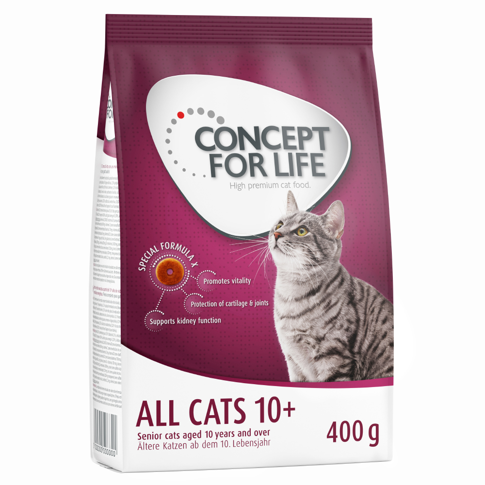 400g Concept for Life All Cats 10+ száraz macskatáp