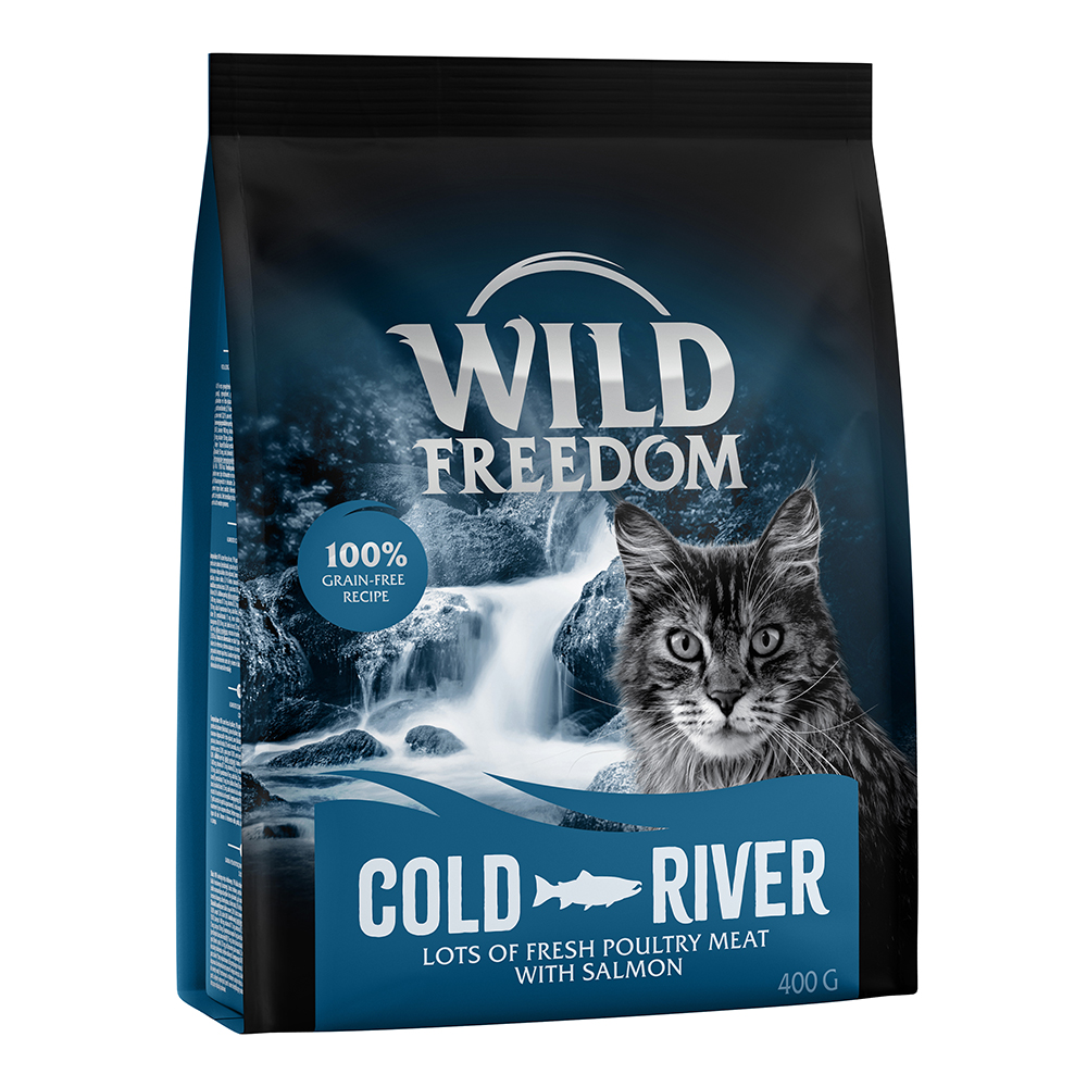 400g Wild Freedom Adult 'Cold River' gabonamentes - lazac száraz macskatáp