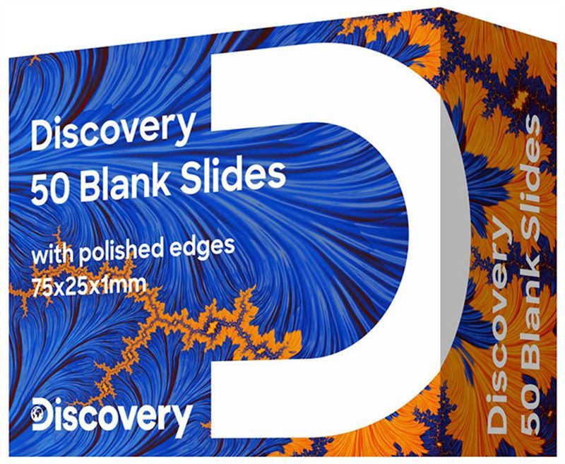 Discovery 50 Blank Slides Mikroszkóp üveglemez készlet 50 db