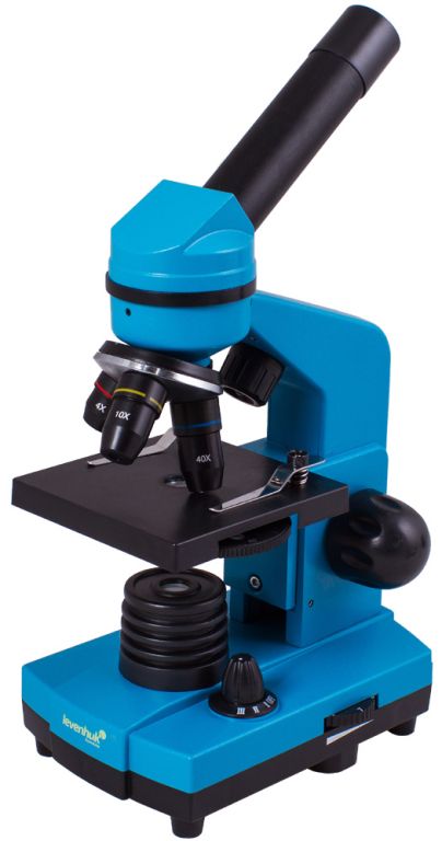 LEVENHUK Mikroszkóp Rainbow 2 L nagyítás 400 x kék
