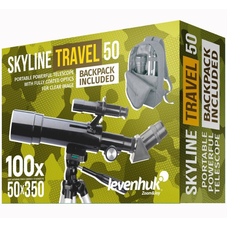 LEVENHUK Teleszkóp Skyline  Travel 50 nagyítás 100x