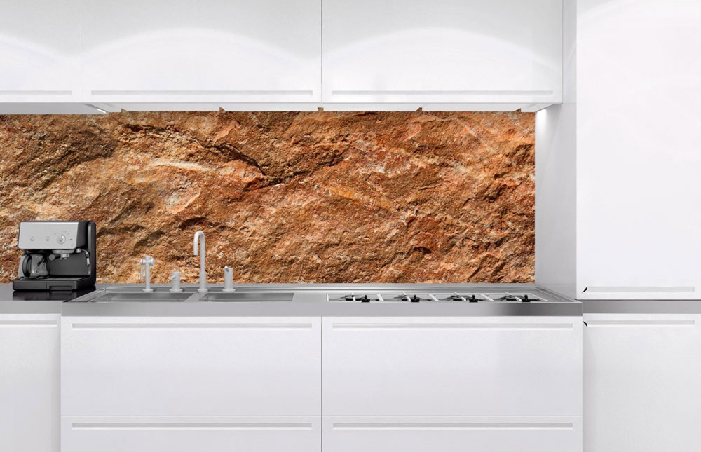 Natúr kő, konyhai matrica hátfal, 180 cm