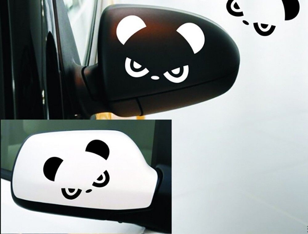 Panda, matrica visszapillantóra
