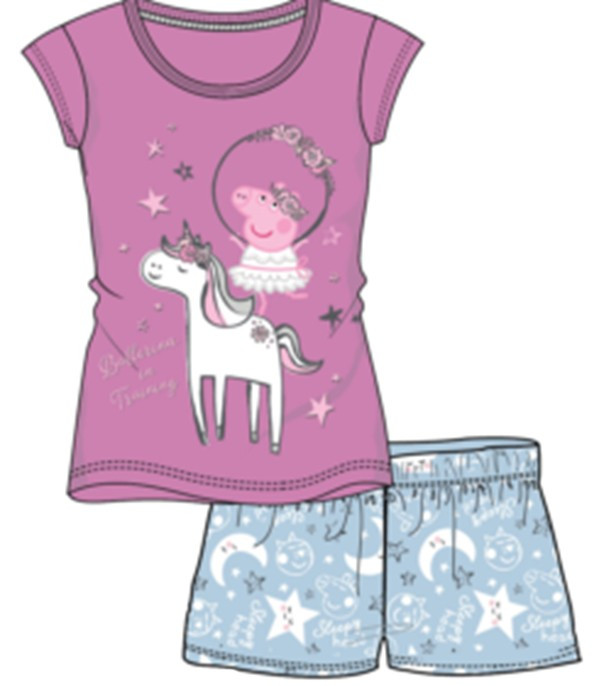 Peppa malac gyerek rövid pizsama 98/104 cm