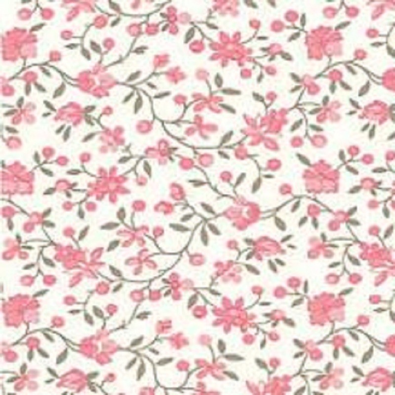 Rózsaszín kisvirágok mintás öntapadós tapéta