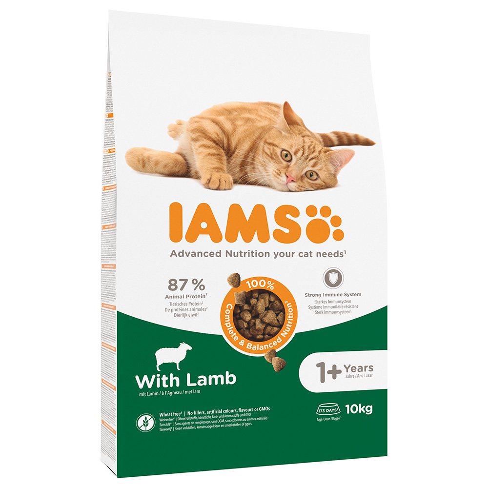 10kg IAMS Advanced Nutrition Adult Cat bárány száraz macskatáp 10% árengedménnyel