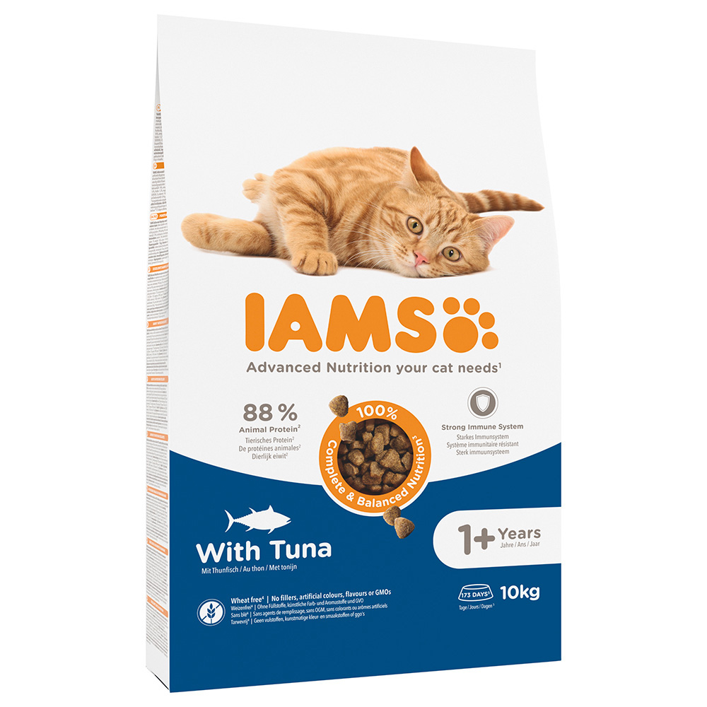 10kg IAMS Advanced Nutrition Adult Cat tonhal száraz macskatáp 10% árengedménnyel
