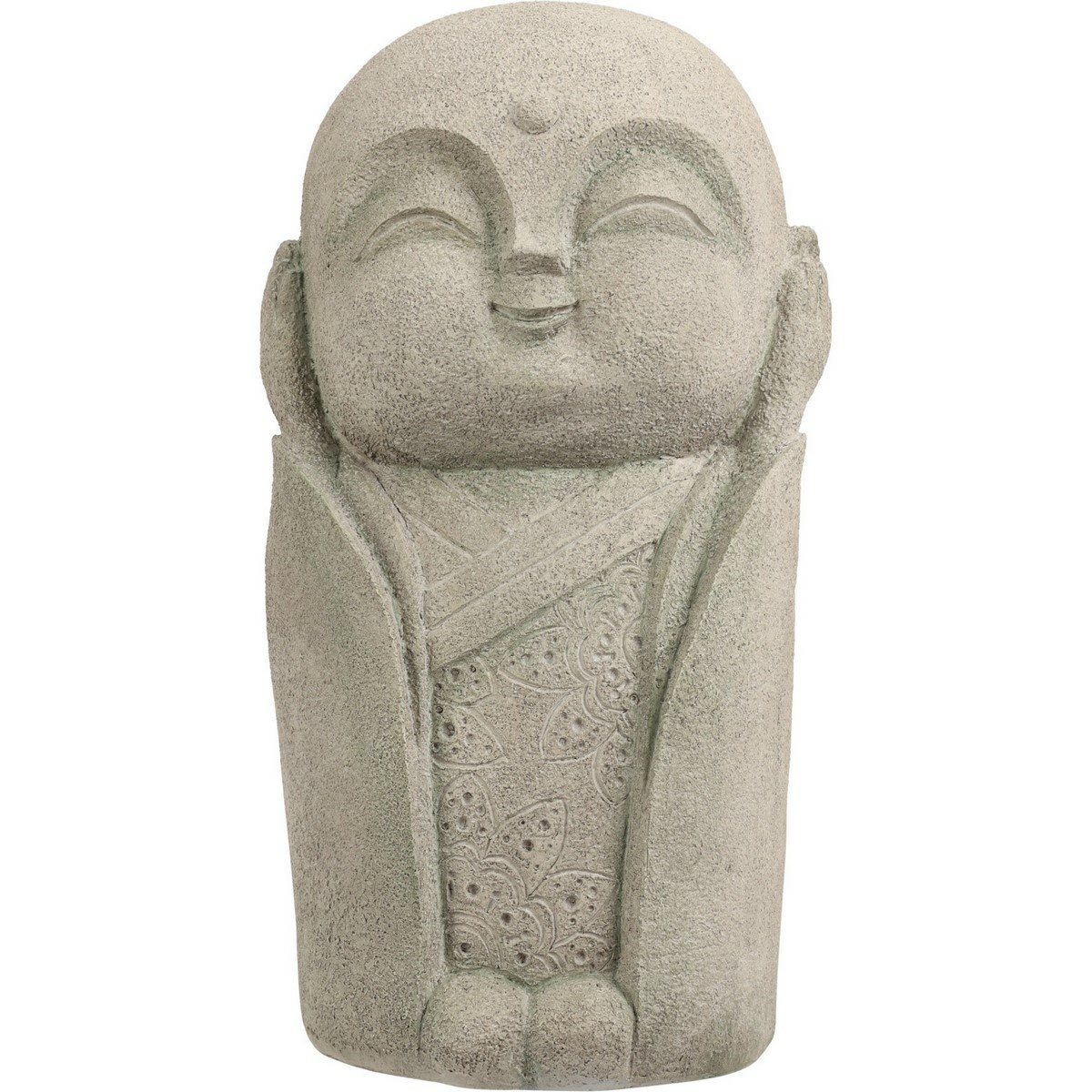 Kerti dekoráció Buddha nem hall, 14,5 x 27 x 13cm, polirezin