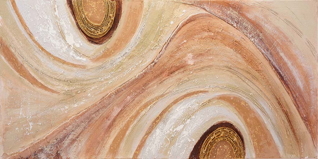 Homokdombok - kézzel átfestett olajfestmény
