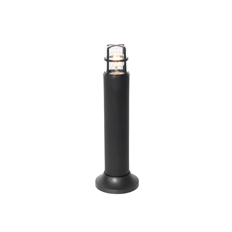 Modern álló kültéri lámpa fekete IP54 50 cm - Kiki