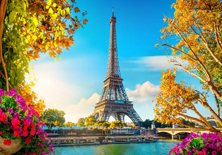 Párizs ősszel - vászonkép