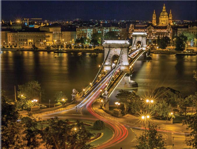 Budapesti éjszaka - vászonkép