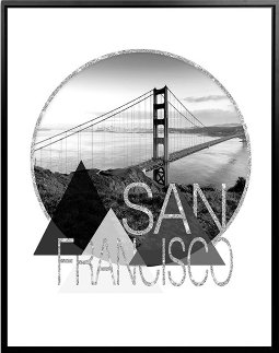 Golden Gate híd - keretezett vászonkép