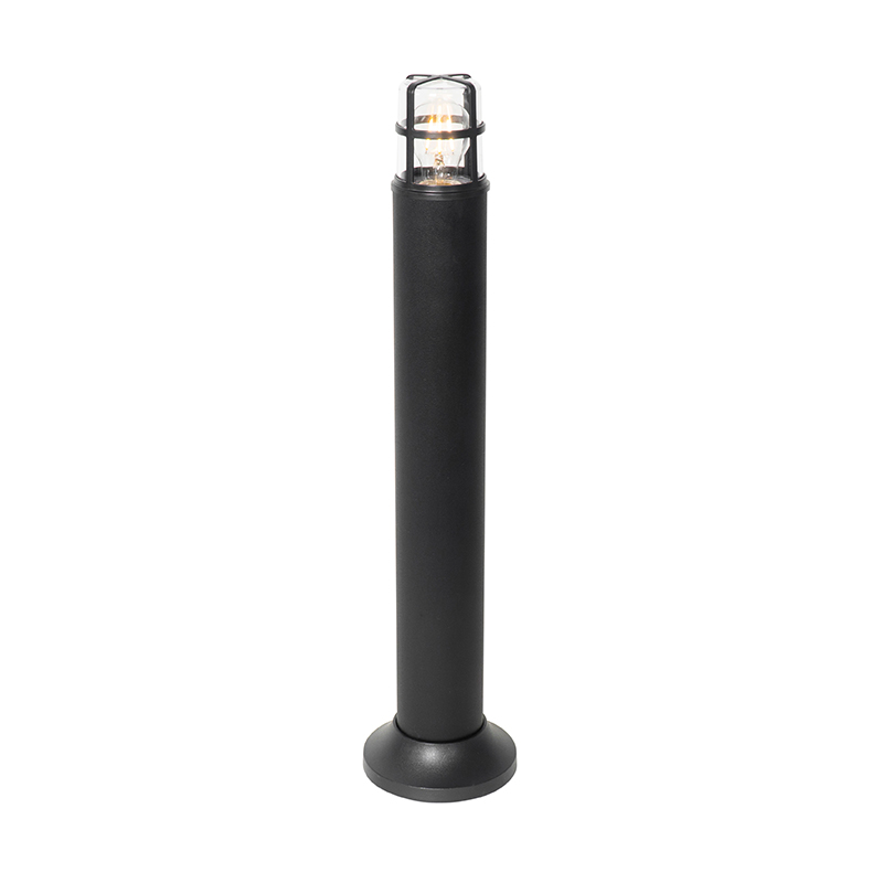 Modern álló kültéri lámpa fekete IP54 70 cm - Kiki