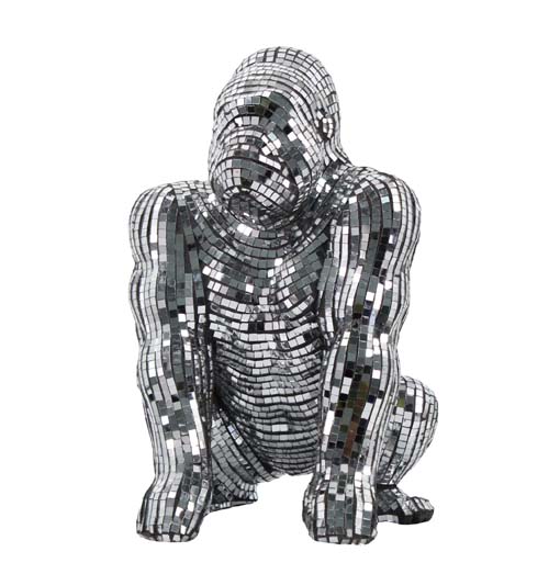 Mozaik gorilla - szobor