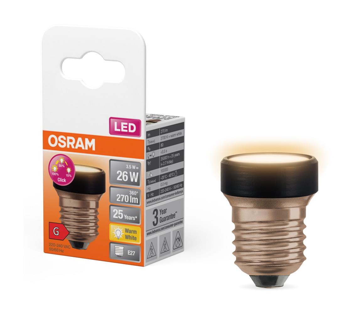 Osram LED Dimmelhető izzó E27/3,5W/230V 2700K 