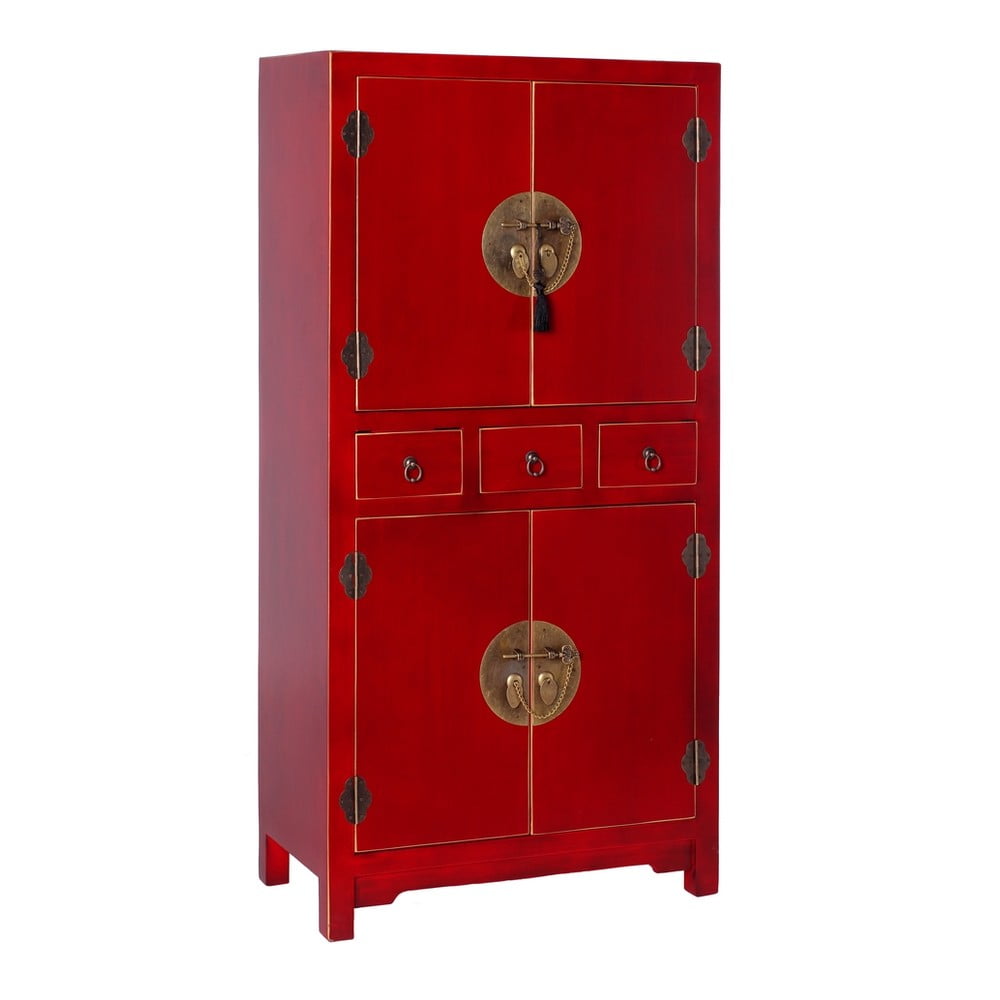 Piros szekrény 63x131 cm Oriente – Ixia