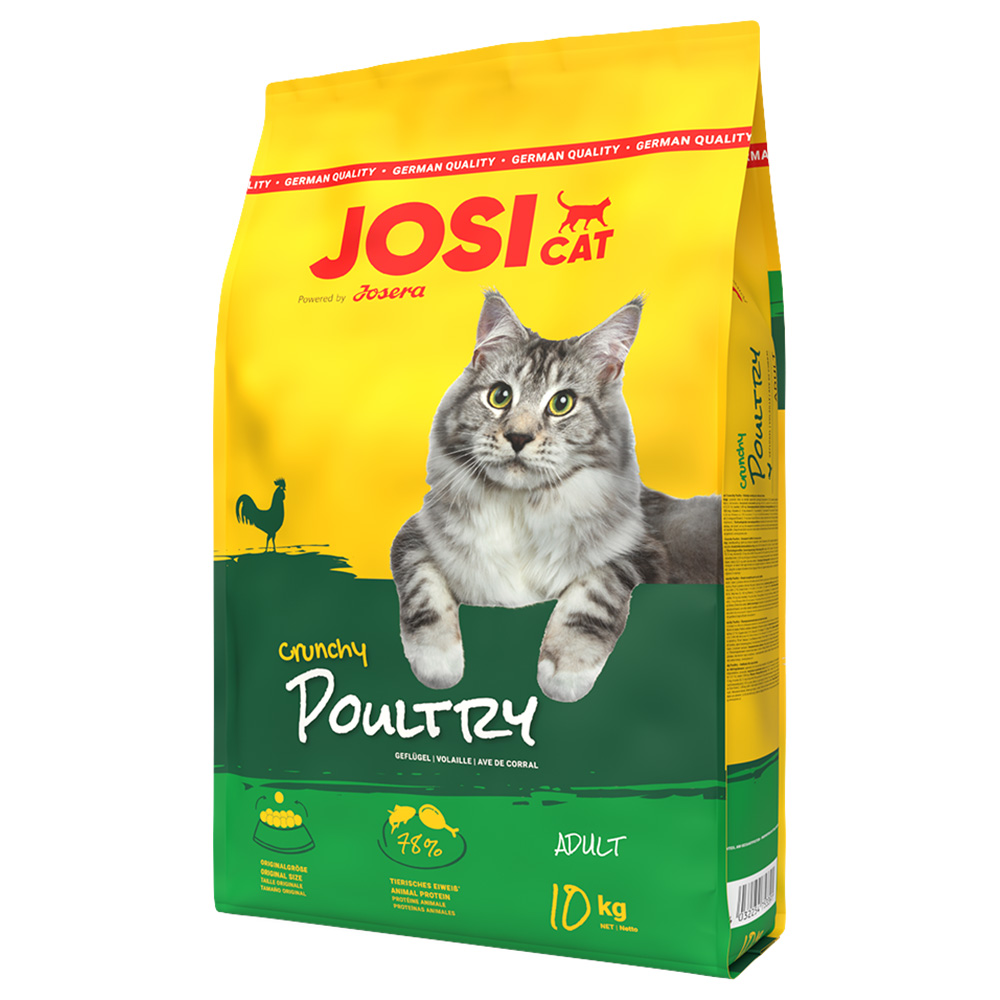 10kg Josera JosiCat Crunchy csirke száraz macskatáp