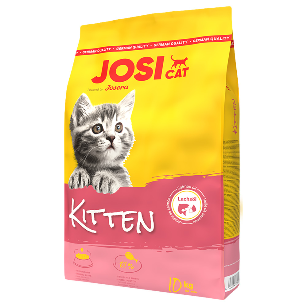 10kg JosiCat Kitten szárnyas száraz macskatáp
