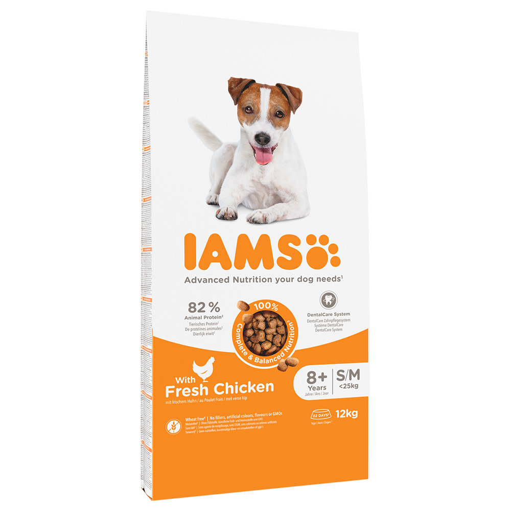 12kg IAMS Advanced Nutrition Senior Small & Medium Dog csirke száraz kutyatáp