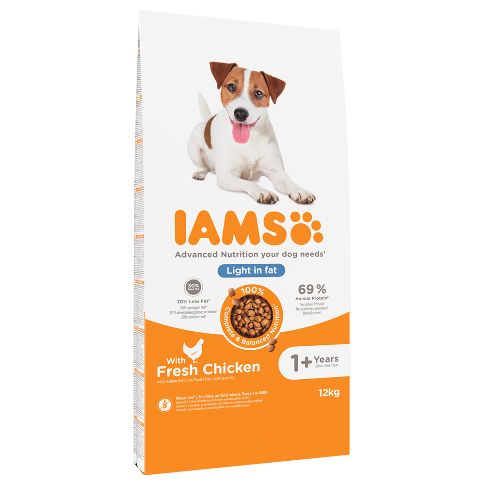 2x12kg IAMS Advanced Nutrition Weight Control csirke száraz kutyatáp