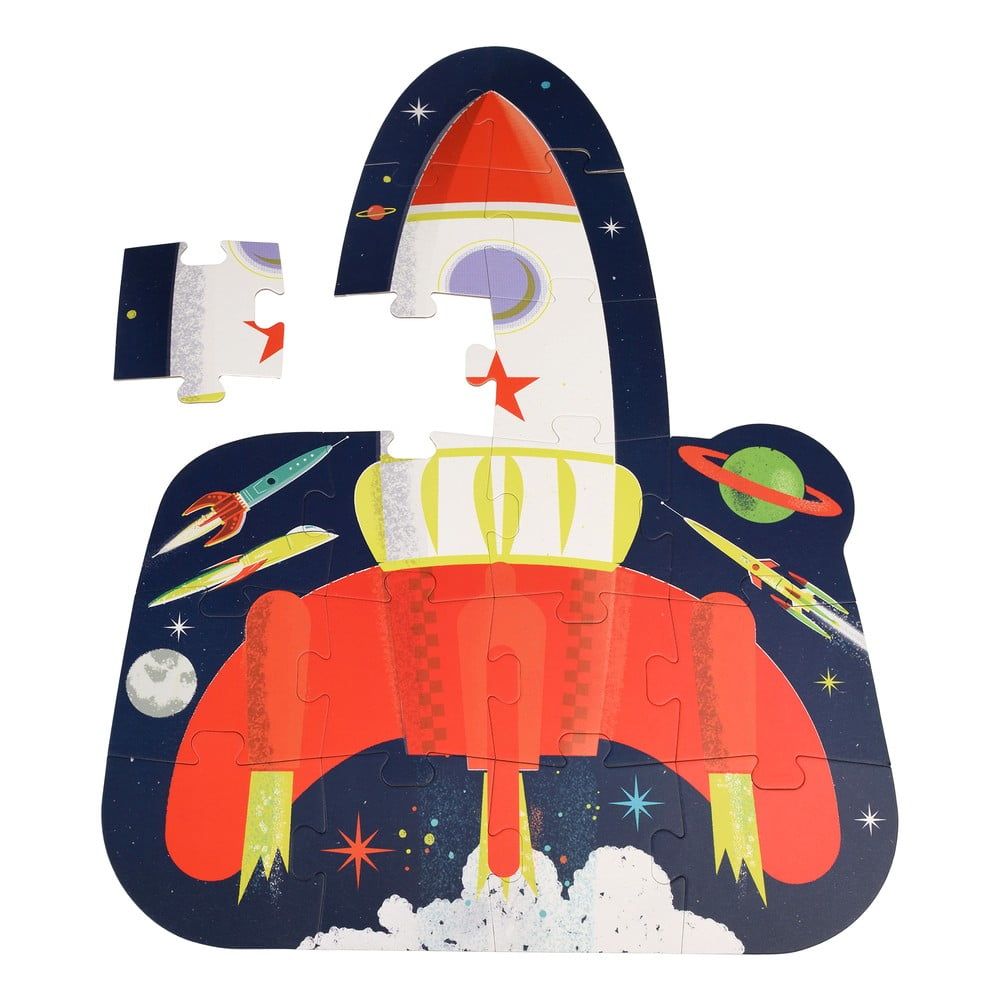 Puzzle (darabszám 18) Space Age rocket – Rex London