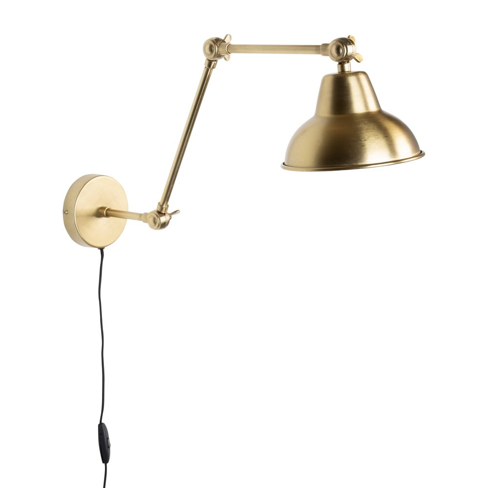 Aranyszínű fali lámpa Xavi – White Label