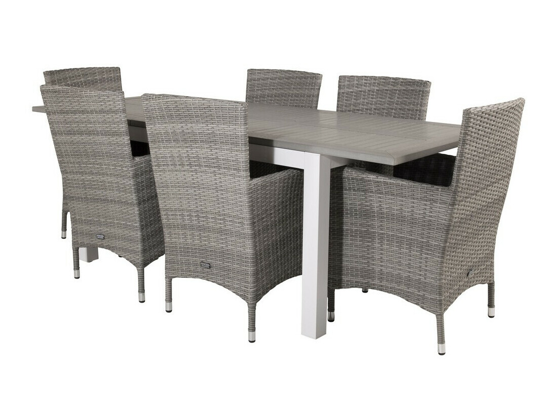 Asztal és szék garnitúra Dallas 3009 (Szürke)