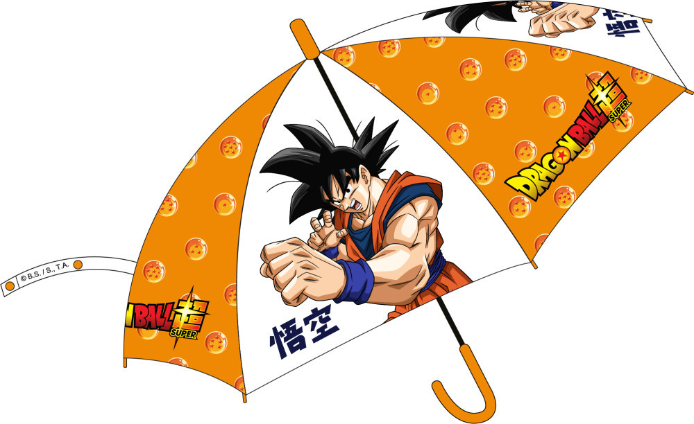 Dragon Ball gyerek félautomata átlátszó esernyő Ø83 cm