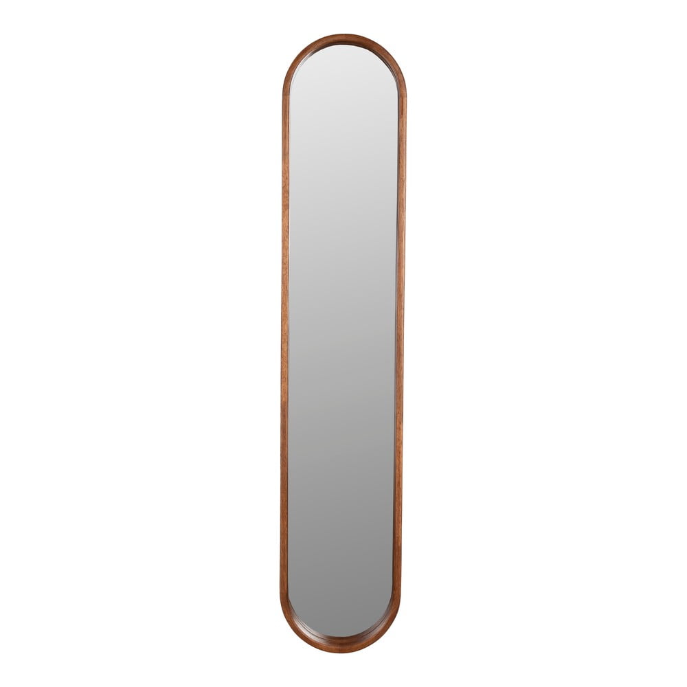 Fali tükör tömörfa kerettel 24x120 cm Nyko – White Label