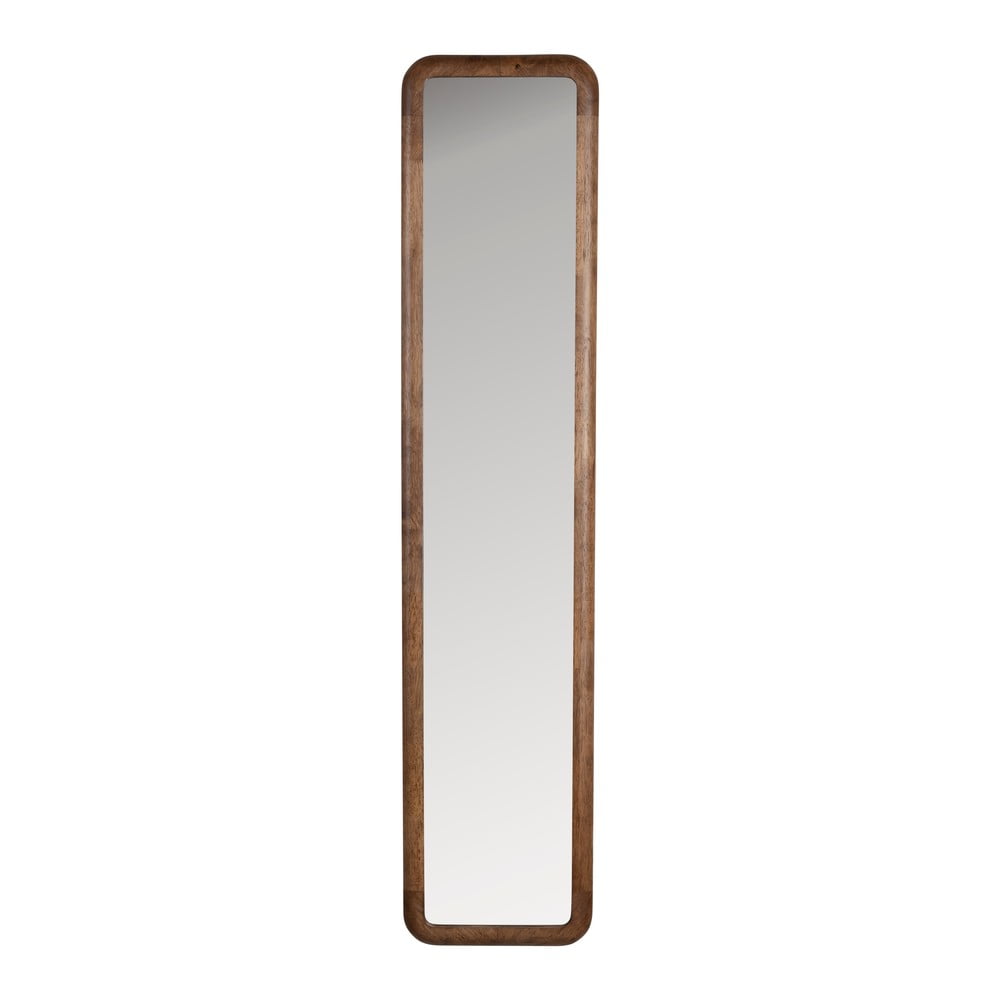 Fali tükör tömörfa kerettel 26x120 cm Nyko – White Label