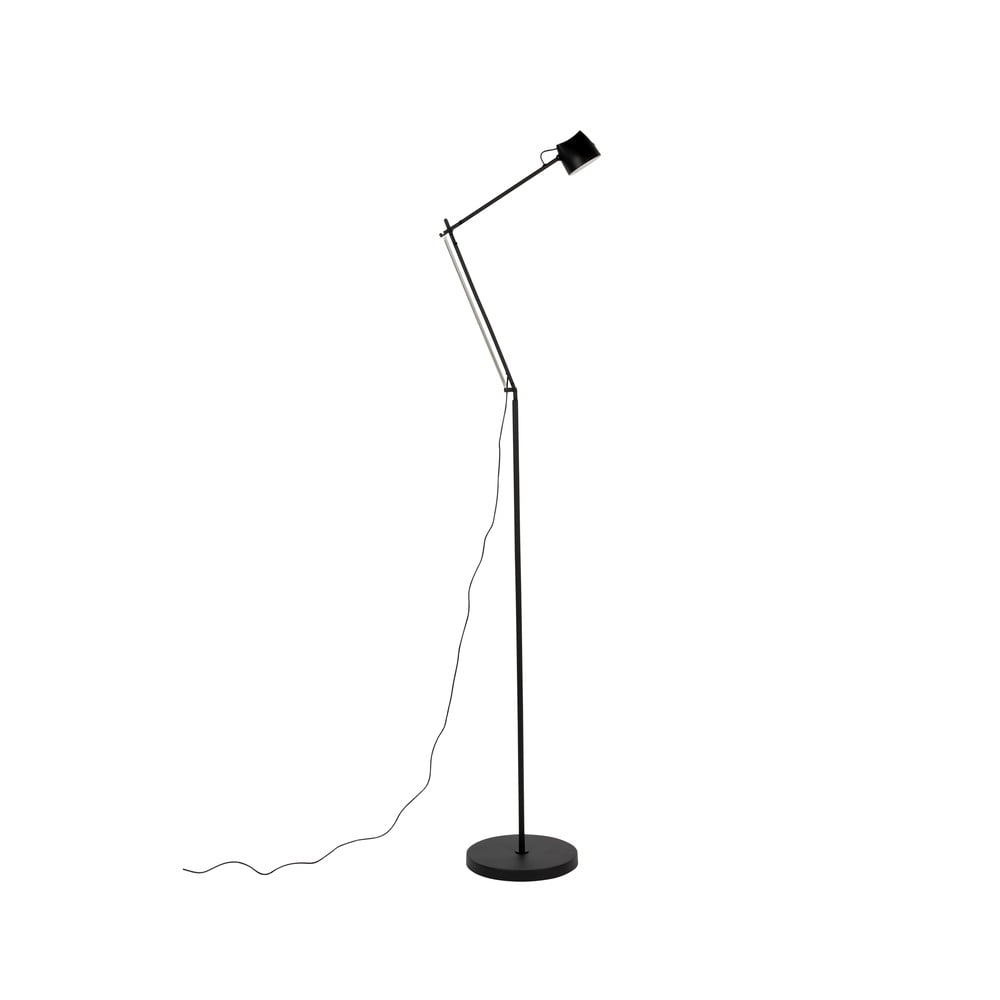 Fekete állólámpa (magasság 144 cm) Logan – White Label