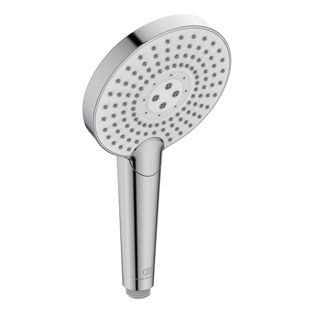 Fényes ezüstszínű műanyag zuhanyfej IdealRain Evo Jet – Ideal Standard