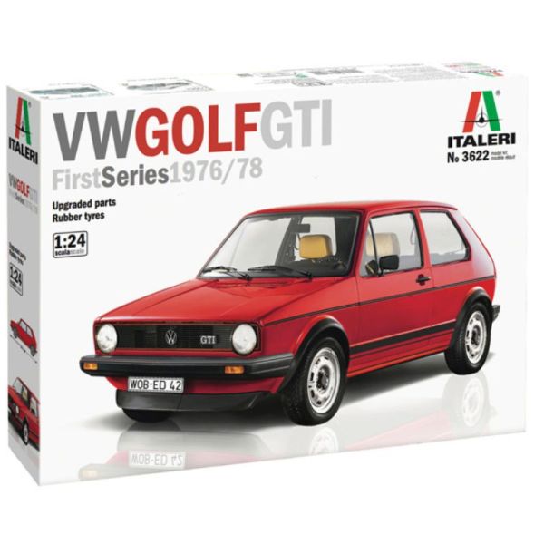 Italeri: VW Golf GTI Rabbit autó makett, 1:24