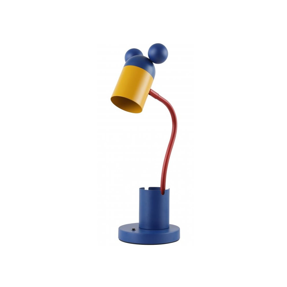 Kék asztali lámpa fém búrával (magasság 50 cm) Mouse – GTV