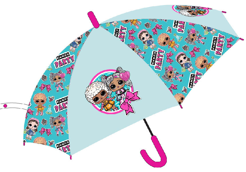 LOL Surprise Party gyerek félautomata esernyő Ø74 cm